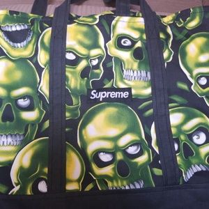 supreme skull tote